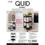 Carrito Multiusos Garbo Quid 34,5x29,5x77 cm (4 Unidades)