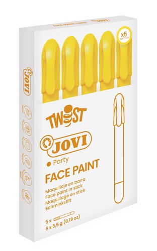 Jovi Twist Make-up Amarillo Caja de 5 unidades