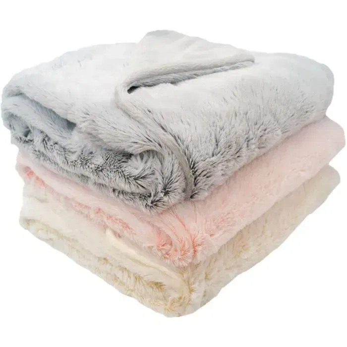 Domiva Manta de Nieve con Forro Microsuave Ratón para Bebé - 75 x 100 cm - Ultra Suave y Cálida