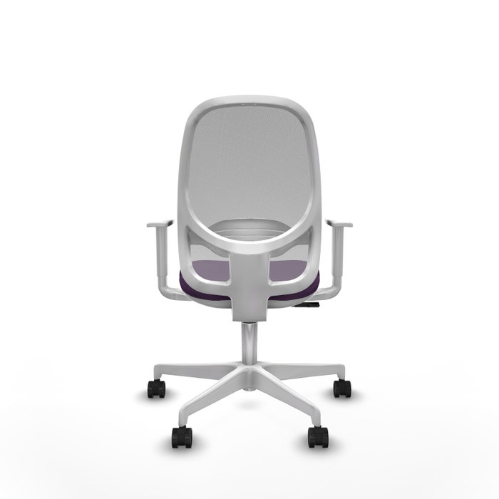 PIQUERAS Y CRESPO Silla de oficina Cilanco con mecanismo Sincro, Morado y Gris