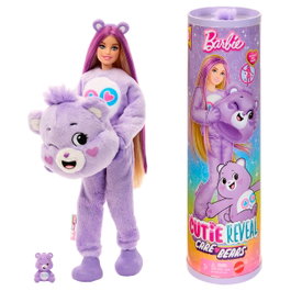 Barbie Cutie Reveal Osos Amorosos Generosa Jcn94 Muñeca con disfraz de peluche y cambio de color, español, +3 años