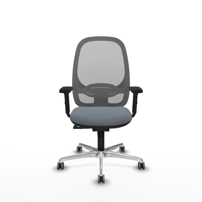 PIQUERAS Y CRESPO Silla de oficina Cilanco con mecanismo Sincro, Gris