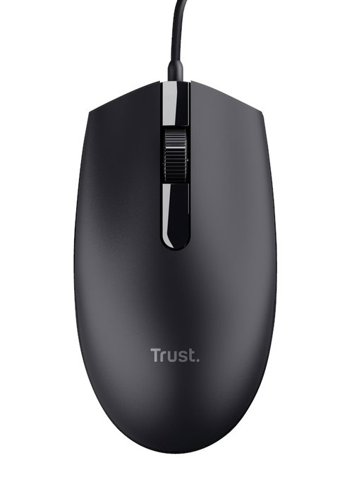 Trust Basi Ratón de Oficina Ambidextro Negro Trust Basi Ratón de Oficina Ambidextro Negro