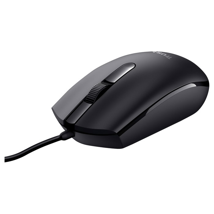 Trust Basi Ratón de Oficina Ambidextro con Cable USB Negro Trust Basi Ratón de Oficina Ambidextro con Cable USB Negro