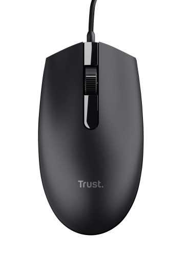 Trust Basi Ratón de Oficina Ambidextro Negro Trust Basi Ratón de Oficina Ambidextro Negro