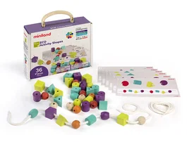 Miniland Juego didáctico Eco Activity Shapes 36 piezas