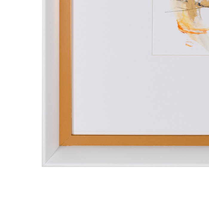 Cuadro Pintura Abstracto 2/M Madera 50 X 60 cm (Set de 2)