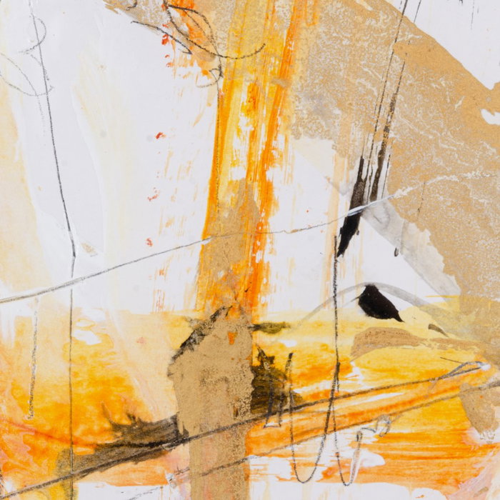 Cuadro Pintura Abstracto 2/M Madera 50 X 60 cm (Set de 2)