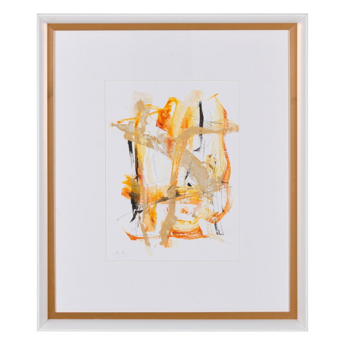 Cuadro Pintura Abstracto 2/M Madera 50 X 60 cm (Set de 2)