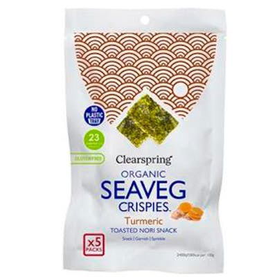 Clearspring Alga Nori Con Cúrcuma Multipack Snack 5udsx4Gr