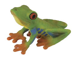 Collecta Rana Verde De Ojos Rojos M 88386 Figura Réplica Miníatura Juguete Educativo