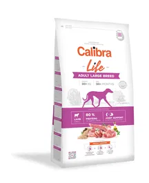 Calibra Dog Life Alimento Hipolergénico para Perros Adultos de Raza Grande sabor Cordero y Arroz 12 kg