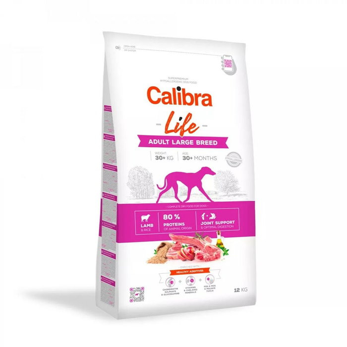 Calibra Dog Life Adult Large Breed Cordero 12kg