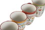 DKD Home Decor Tazas de Porcelana Mandala Multicolor 320ml Pack de 12