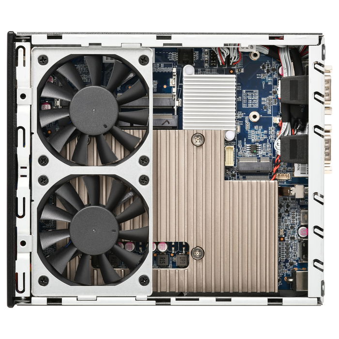 Shuttle XPC Slim DH810 Barebone Mini PC LGA1851, DDR5, USB4, HDMI 2.1, DisplayPort, Fuente 120W, Negro