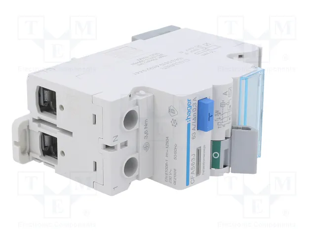 HAGER Interruptor diferencial RCD 63A 300mA 1+N