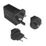 LogiLink Cargador de viaje USB-A 18 W GaN 1 puerto Negro