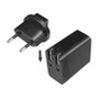 LogiLink Cargador de viaje USB-A 18 W GaN 1 puerto Negro