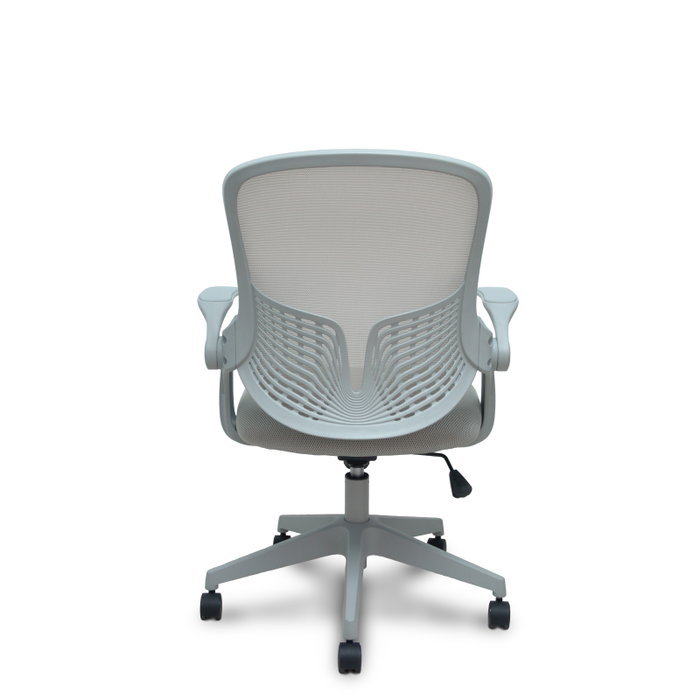 FORÖL Silla de Oficina Opti544 Gris con Respaldo de Malla