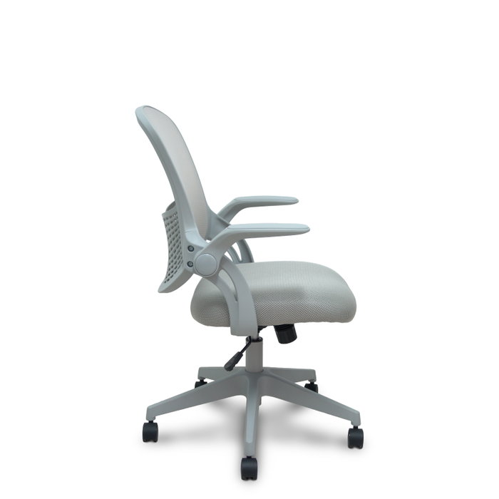 FORÖL Silla de Oficina Opti544 Gris con Respaldo de Malla