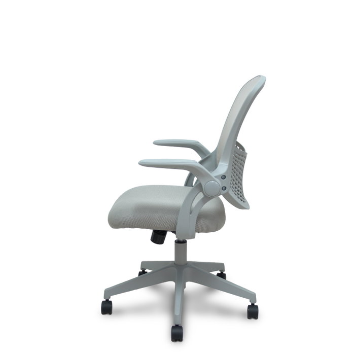 FORÖL Silla de Oficina Opti544 Gris con Respaldo de Malla
