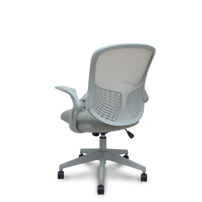 FORÖL Silla de Oficina Opti544 Gris con Respaldo de Malla