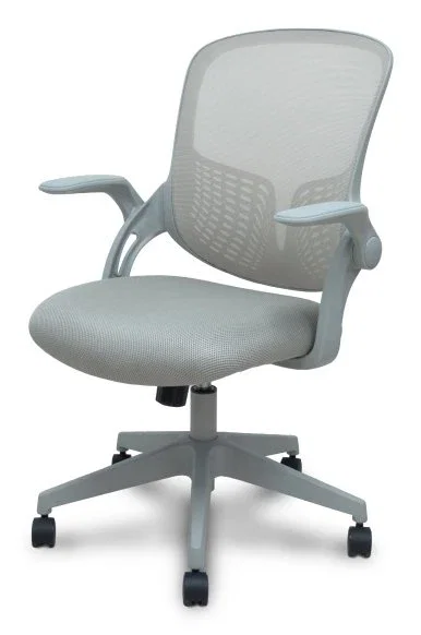 FORÖL Silla de oficina Opti544 Gris con mecanismo Basculante y Brazos Abatibles FORÖL Silla de oficina Opti544 Gris con mecanismo Basculante y Brazos Abatibles