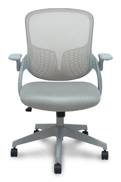 FORÖL Silla de oficina Opti544 Gris con mecanismo Basculante y Brazos Abatibles FORÖL Silla de oficina Opti544 Gris con mecanismo Basculante y Brazos Abatibles