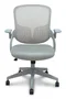 FORÖL Silla de oficina Opti544 Gris con mecanismo Basculante y Brazos Abatibles