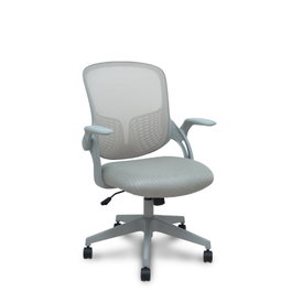 FORÖL Silla de Oficina Opti544 Gris con Respaldo de Malla