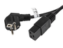 Lanberg CA-C19C-10CC-0018-BK Cable de alimentación CEE 7/7 a C19 1,8 m Negro