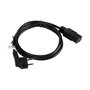 Lanberg CA-C19C-10CC-0018-BK Cable de alimentación CEE 7/7 a C19 1,8 m Negro
