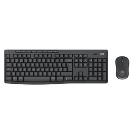 Logitech MK370 - Combo Teclado y Ratón Inalámbrico con Tecnología Silent Touch (90% Menos Ruido), 112 Teclas, 1000 DPI, Conexión USB Logi Bolt 10m, Windows/macOS, Pilas Incluidas