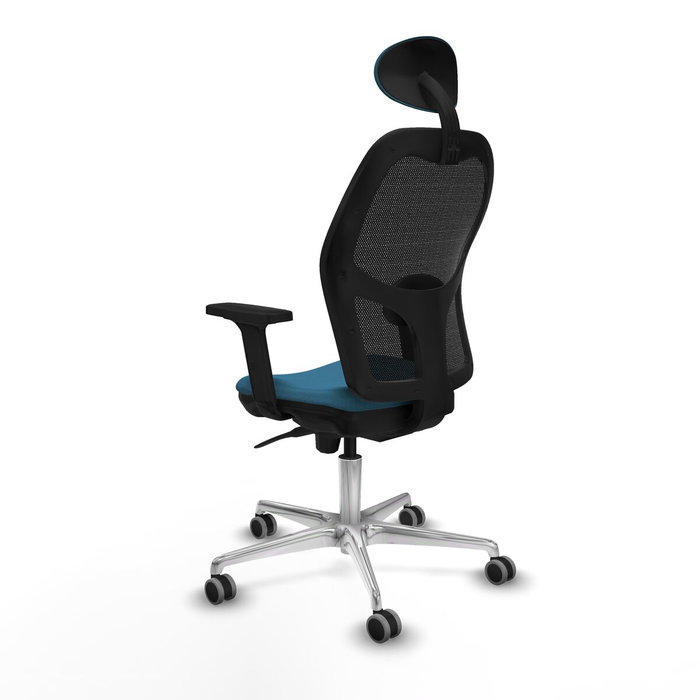 PIQUERAS Y CRESPO Silla de oficina Jorquera con mecanismo Sincro Verde petróleo y Negro PIQUERAS Y CRESPO Silla de oficina Jorquera con mecanismo Sincro Verde petróleo y Negro