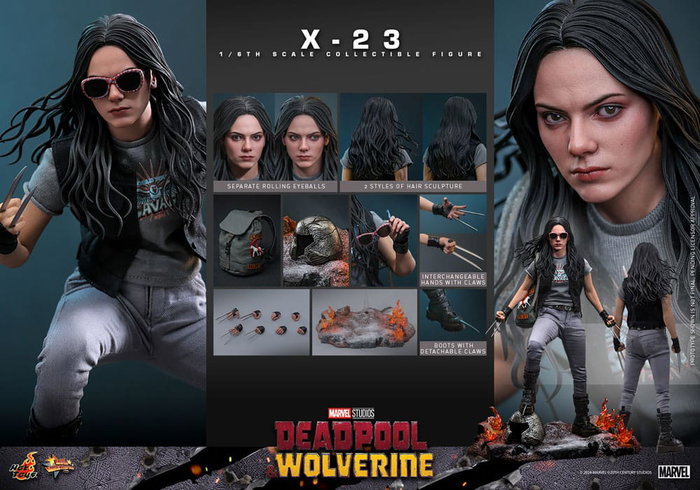Deadpool & Wolverine Movie Masterpiece Figura 1/6 X-23 27 cm