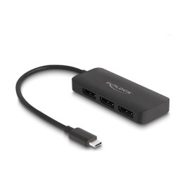 DeLOCK 88041 Divisor USB Type-C™ a 3 x DisplayPort MST 4K 60 Hz