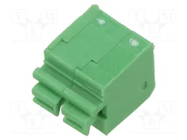 PHOENIX CONTACT PTS1.5/2-5.0-H Listón para impresión de alimentación 16A 400V 5mm verde