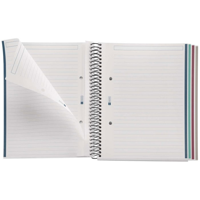 MIQUELRIUS Eco Design Collegeblock DIN A5 liniert bunt