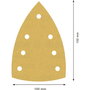 Bosch EXPERT C470 Sanding Pad C470 100x150 mm K18 10x