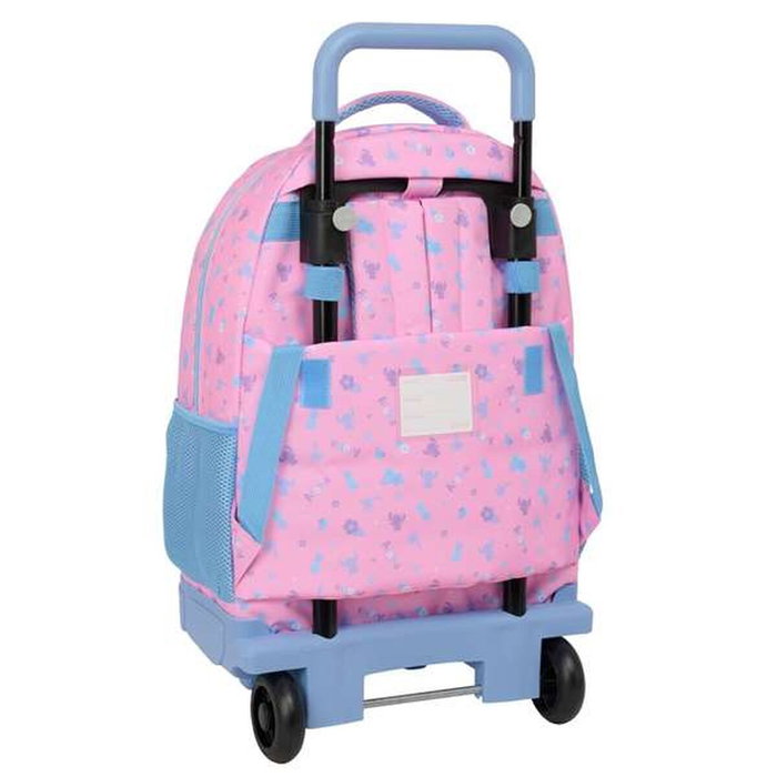 Safta Mochila con Ruedas Stitch Bright Extraíble 45cm