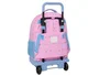 Safta Mochila con Ruedas Stitch Bright Extraíble 45cm