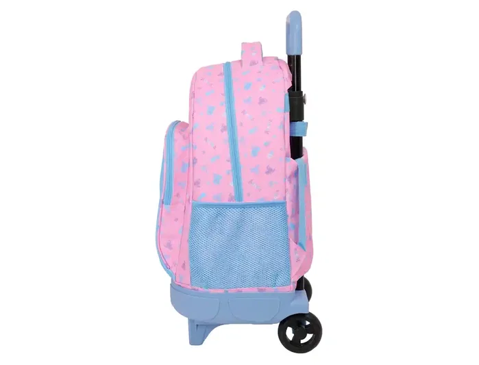 Safta Mochila con Ruedas Stitch Bright Extraíble 45cm