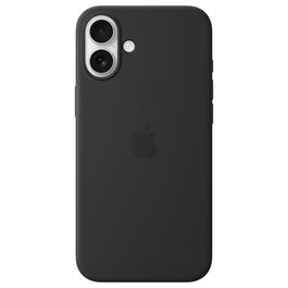 Apple Funda de Silicone con MagSafe para iPhone 16 Plus - Negro | Compatible con pantalla 6.7 pulgadas | Resistente a caídas y rayones | Hecha con materiales reciclados