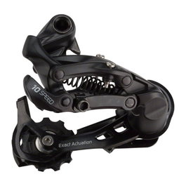 Sram Cambio Trasero X5 para 10 Velocidades, Negro, MTB, Caja Media, Aluminio, Exact Actuation