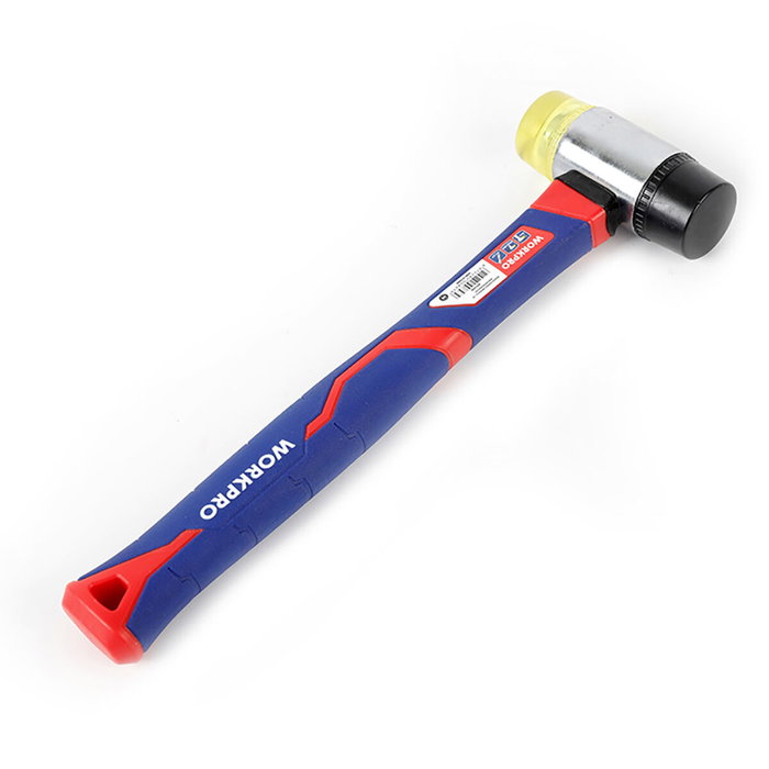 Workpro Martillo de nylon con mango de fibra de vidrio de 40 mm