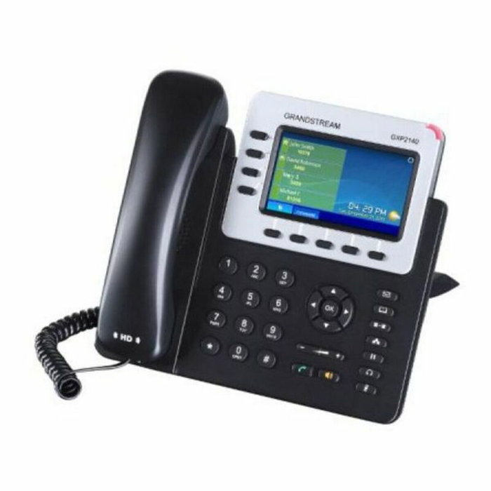 Grandstream GXP-2140 Teléfono IP Negro 4 Líneas TFT Ethernet Gigabit PoE Grandstream GXP-2140 Teléfono IP Negro 4 Líneas TFT Ethernet Gigabit PoE