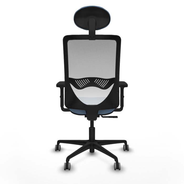 PIQUERAS Y CRESPO Silla de oficina Zulema con mecanismo Sincro, Azul cielo y Blanco PIQUERAS Y CRESPO Silla de oficina Zulema con mecanismo Sincro, Azul cielo y Blanco