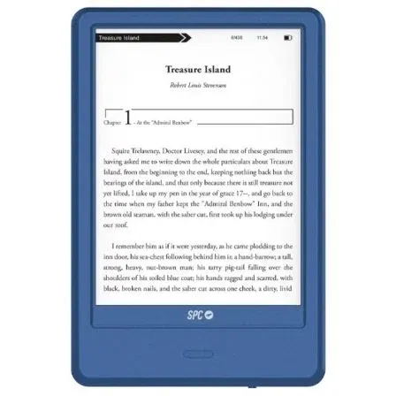 SPC 5615A Lector de Libros Electrónicos Dickens Light 2 Pro, Pantalla Táctil E Ink Carta de 6", Luz Ajustable, 8GB, Azul SPC 5615A Lector de Libros Electrónicos Dickens Light 2 Pro, Pantalla Táctil E Ink Carta de 6", Luz Ajustable, 8GB, Azul