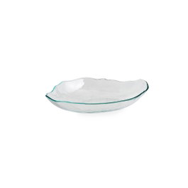 Bidasoa Fuente Oval Organika de Vidrio Transparente