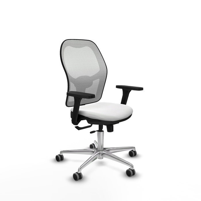 PIQUERAS Y CRESPO Silla de oficina Jorquera Blanca con Mecanismo Sincro/Traslack PIQUERAS Y CRESPO Silla de oficina Jorquera Blanca con Mecanismo Sincro/Traslack